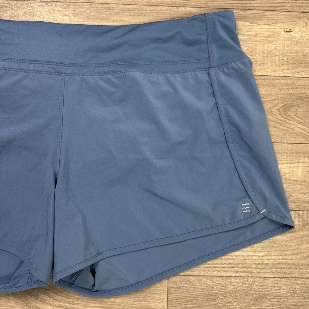 Free Fly Bamboo Lined Breeze Shorts Pull On Stretch Blue sz XXL - Picture 3 of 6
